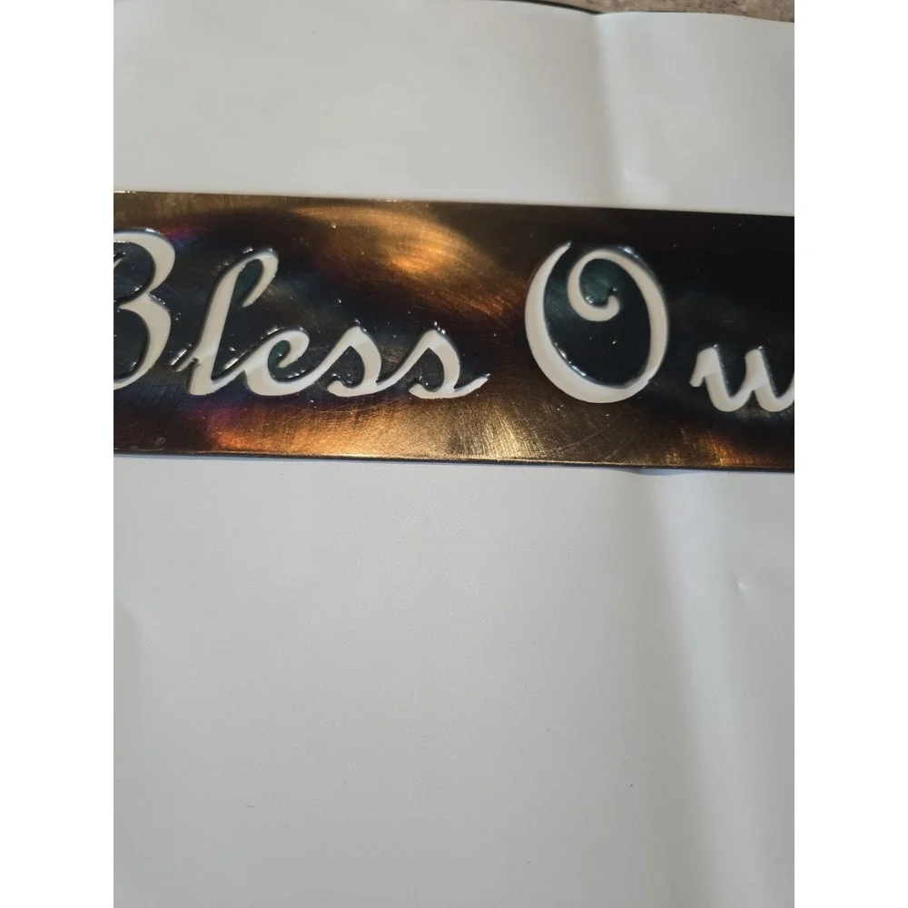Bless This House! Custom Steel Art Work Sign.
